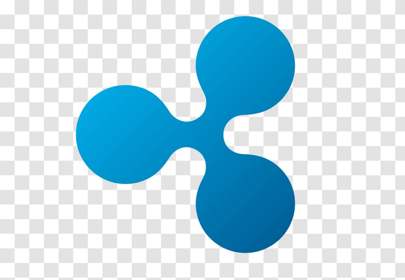 Ripple Cryptocurrency Bitcoin Cash Logo - Blue - Coin Transparent PNG