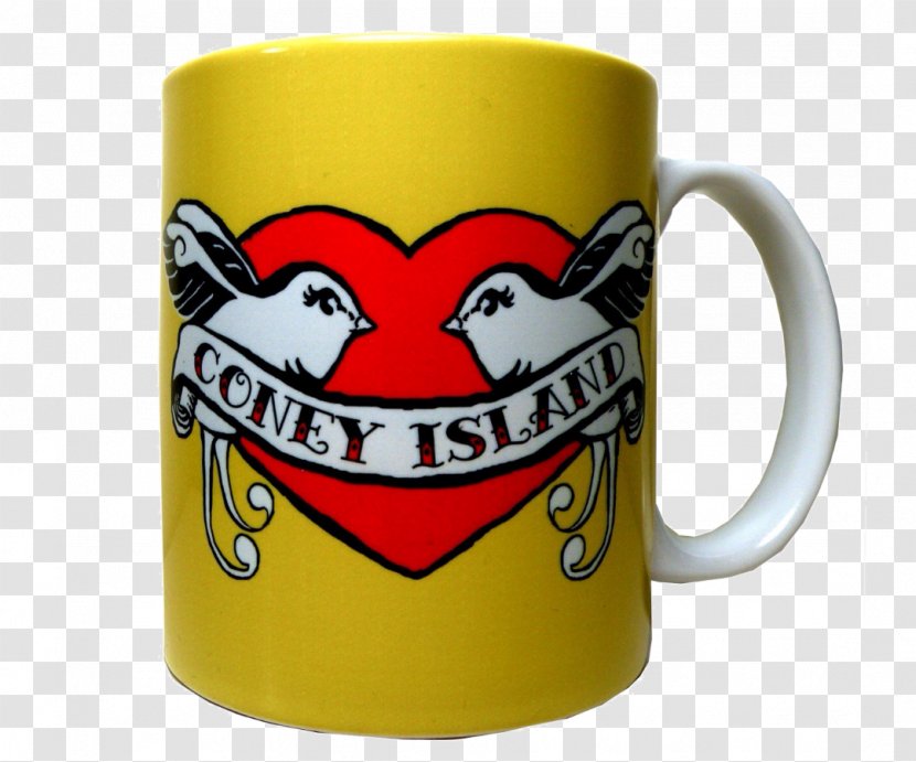 Coffee Cup Coney Island Mug Lovebird Transparent PNG