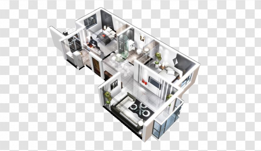 Architectural Engineering House Painter And Decorator Designer - Cool 3D Renderings Unit Transparent PNG