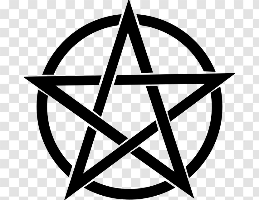 Pentagram Pentacle Wicca Clip Art - Sigil Of Baphomet - Chinese Knot Blessing Word Transparent PNG