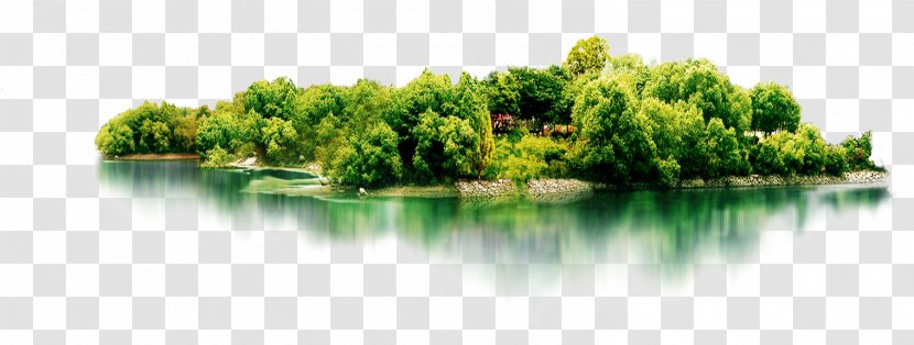 Download - Image File Formats - Material China Park Lake Scenery Transparent PNG
