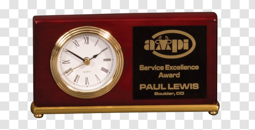 Recognition Direct Award Clock Engraving Commemorative Plaque - Table Transparent PNG