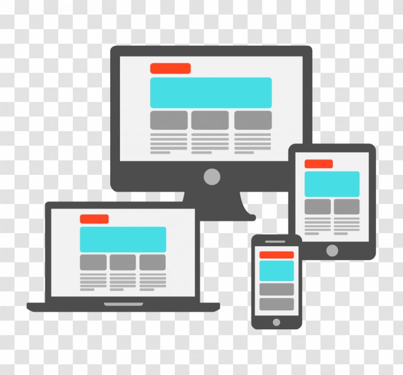 Responsive Web Design Handheld Devices Mobile Phones Website - Tablet Computers Transparent PNG