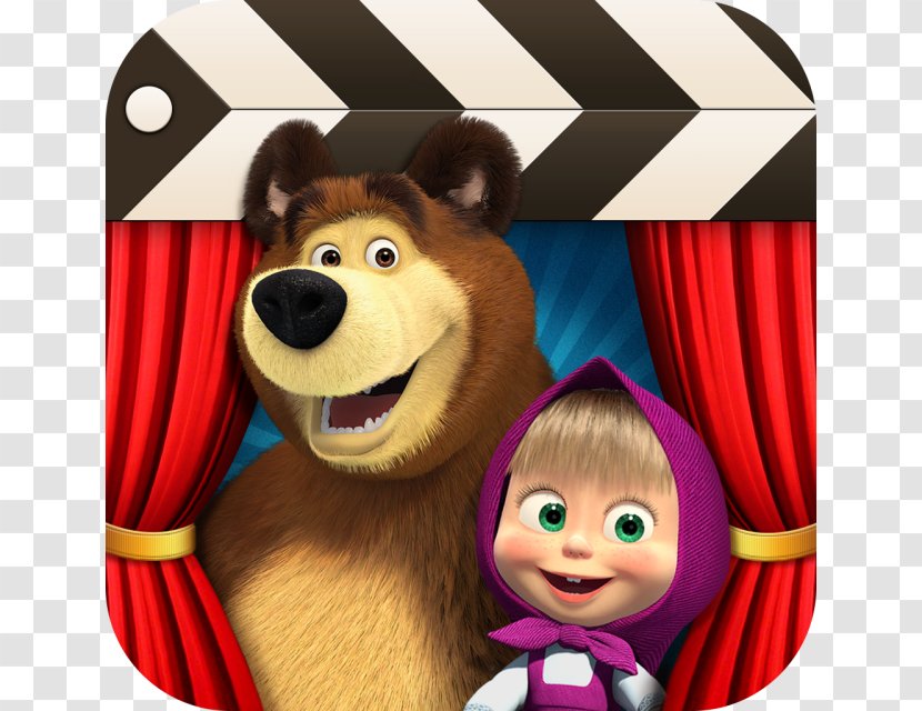 Masha And The Bear Kids Games Android Birthday - Cartoon Transparent PNG