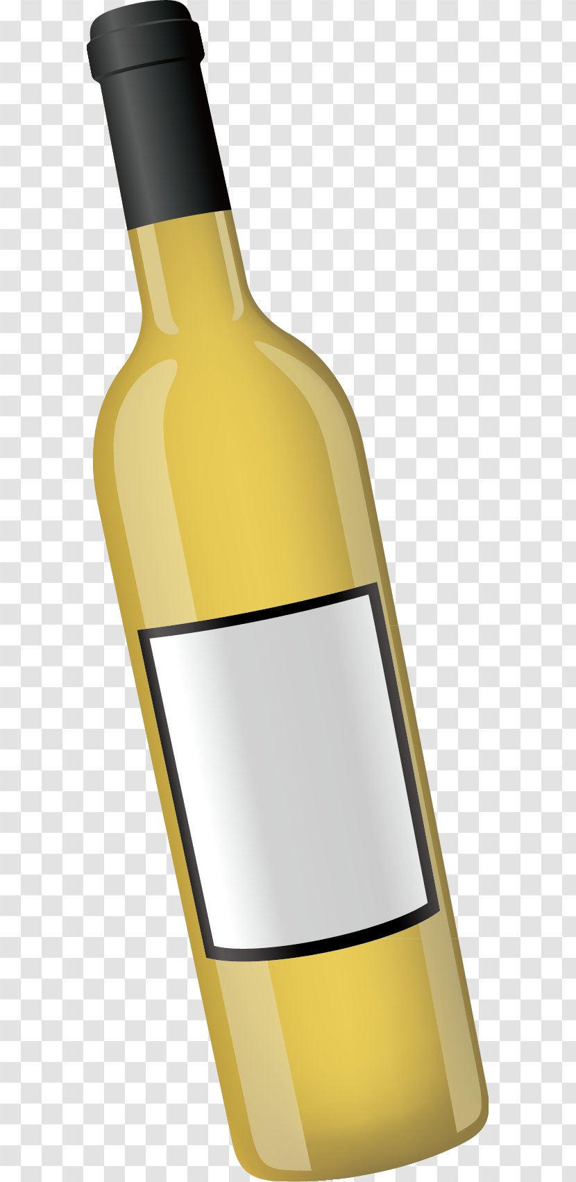 Wine Bottle Computer File - Decoration Design Vector Transparent PNG