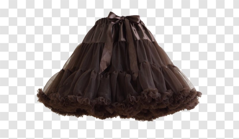 Chocolate - Brown - Tutu Skirt Transparent PNG