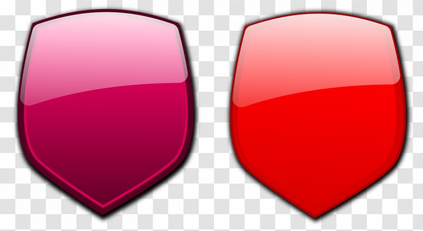 Red Shield Clip Art - Magenta - ESCUDO Transparent PNG