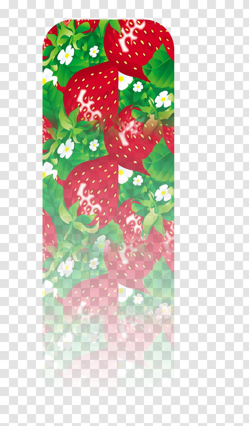 Aedmaasikas Illustration - Shading - Strawberry Transparent PNG