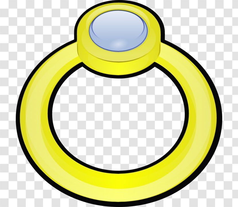 Paper Clip - Symbol - Yellow Transparent PNG