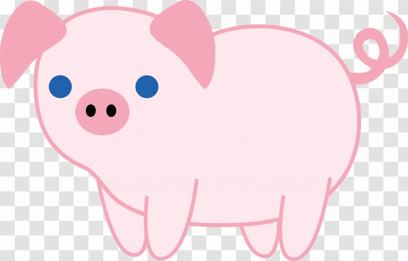 Domestic Pig Piglet Cuteness Clip Art - Tree - Cute Cliparts Transparent PNG