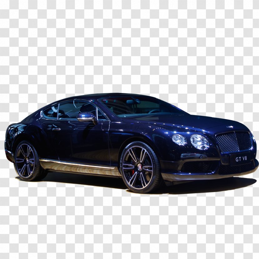 Bentley Continental GTC Supersports Mid-size Car Luxury Vehicle - Navy Blue - Dark Transparent PNG