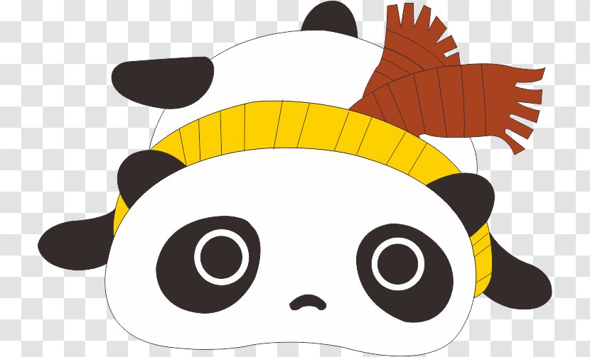 Giant Panda Cartoon Cuteness - Cdr Transparent PNG