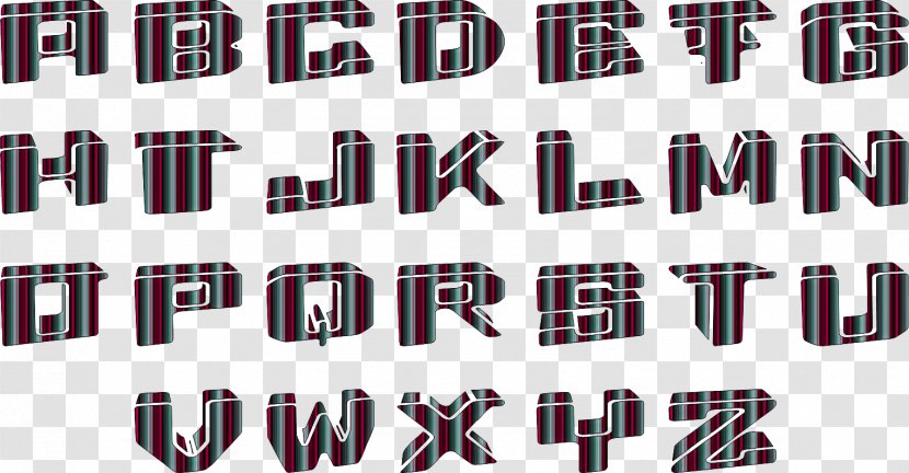 Logo Brand Font - Alphabet Collection Transparent PNG