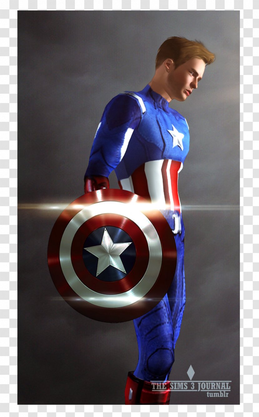 The Sims 3: Seasons Captain America Slenderman Fan Art - First Avenger - Chris Evans Transparent PNG