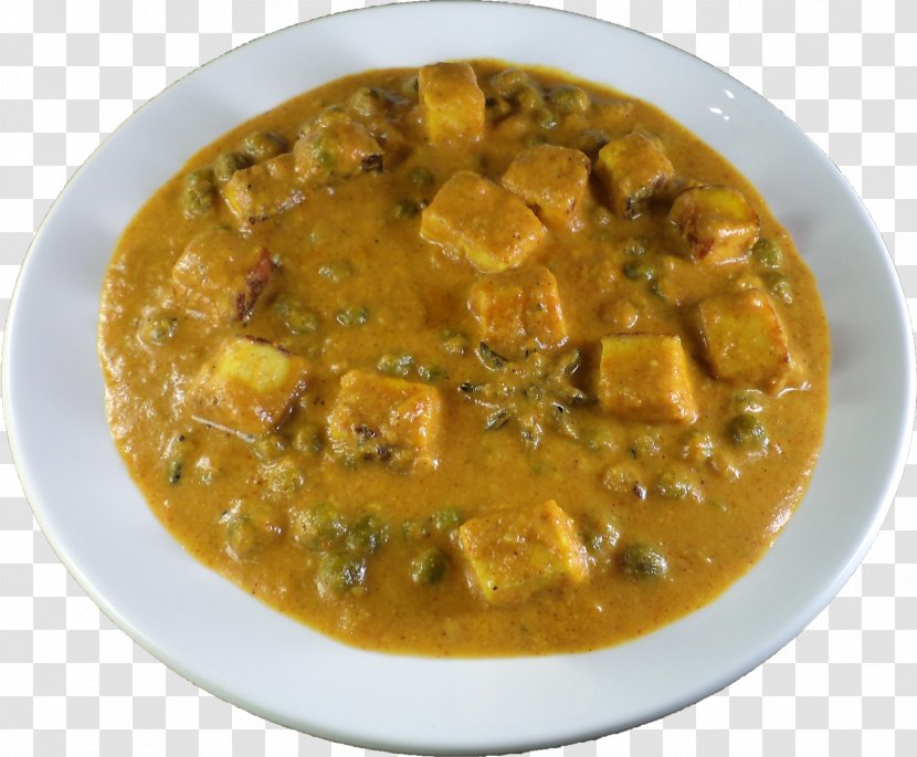 Indian Cuisine Gravy Mattar Paneer Vegetarian Curry - Eintopf Transparent PNG