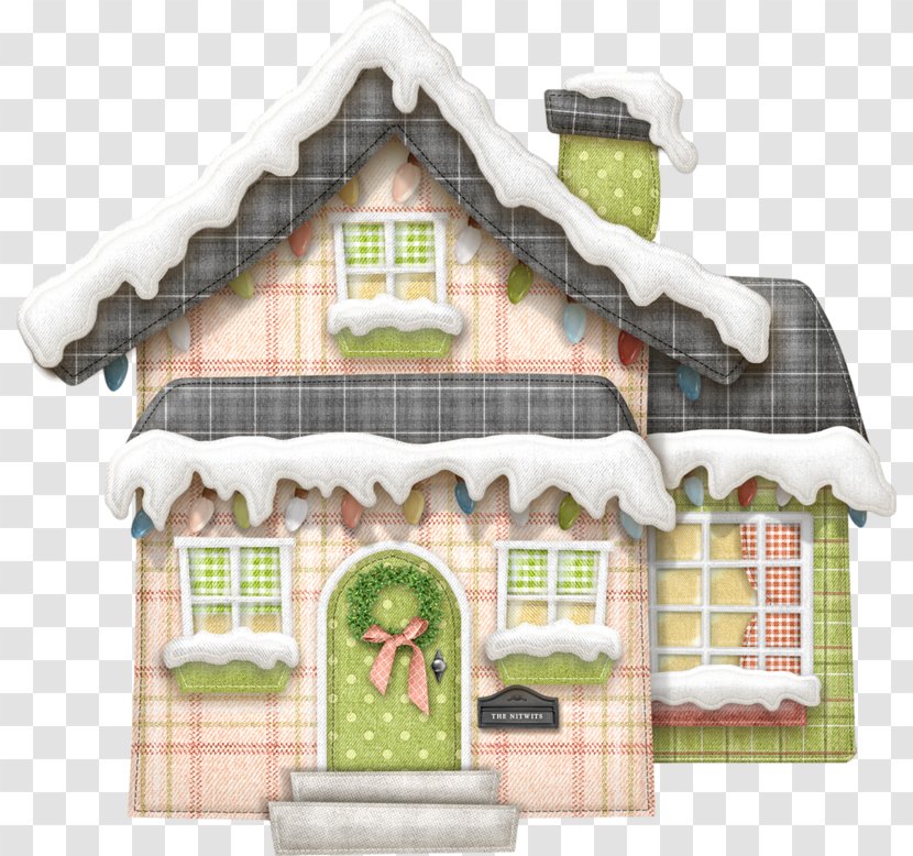 Gingerbread House Building Clip Art - Window - Housing Estate Label Transparent PNG