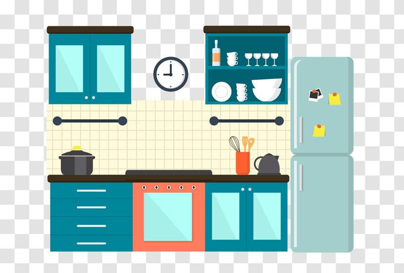Furniture Kitchen Cabinet Cupboard - Shelf Transparent PNG