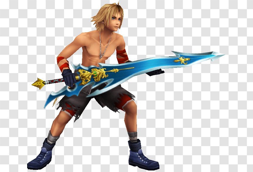 Dissidia Final Fantasy NT 012 X Cloud Strife - Tidus Transparent PNG