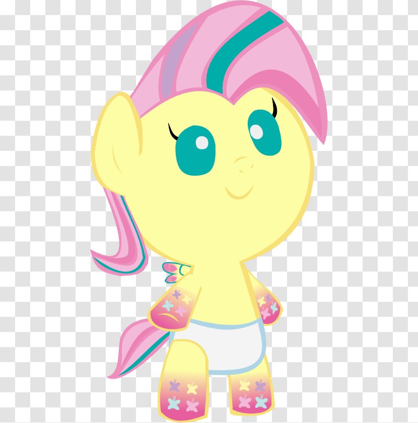Fluttershy Pinkie Pie Rainbow Dash Pony Applejack - Frame - Power Ponies Transparent PNG