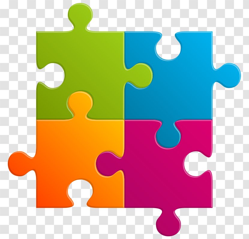 Jigsaw Puzzles Clip Art - Yellow Transparent PNG