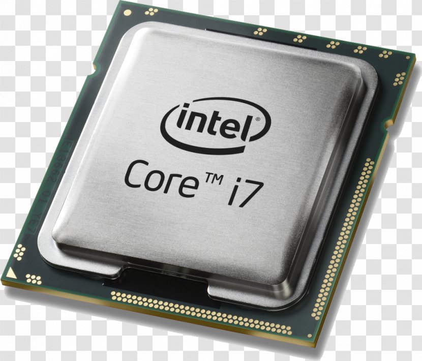 Intel Core I7 Laptop Central Processing Unit - Data Storage Device Transparent PNG