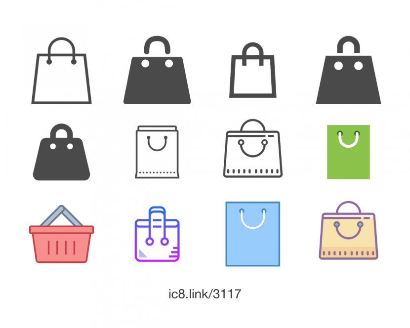 Shopping Bags & Trolleys Font - Material - Bag Transparent PNG