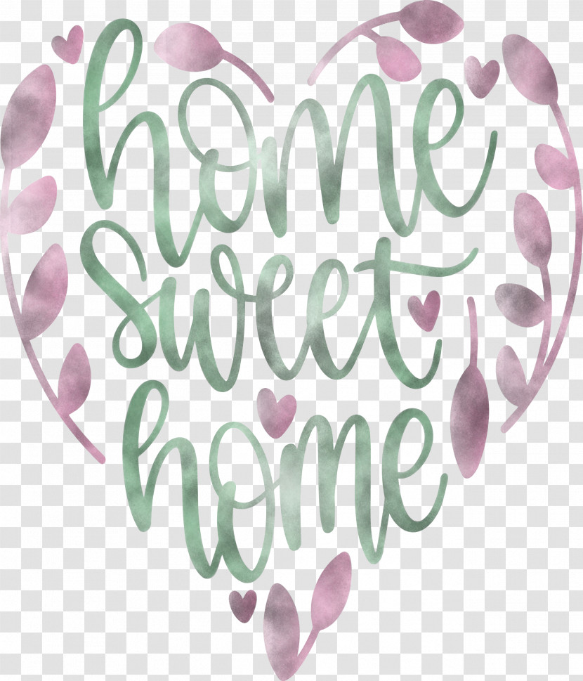 Family Day Home Sweet Home Heart Transparent PNG