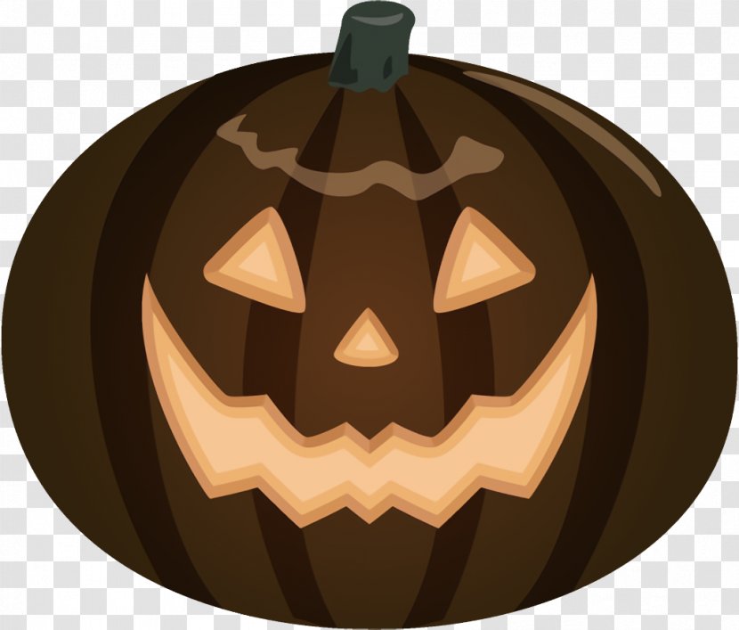 Jack-o-Lantern Halloween Pumpkin Carving - Fruit Transparent PNG