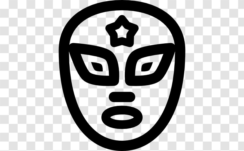 Mexican Mask-folk Art Professional Wrestler Lucha Libre - Smile - Menu Transparent PNG
