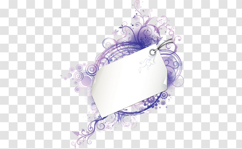 Vector Graphics Borders And Frames Picture Image Adobe Illustrator Artwork - Lilac - Floral Background Transparent PNG