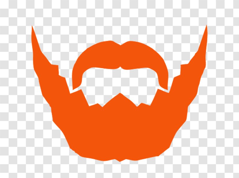 Beard Oil Moustache Man WhatsApp - Orange Transparent PNG