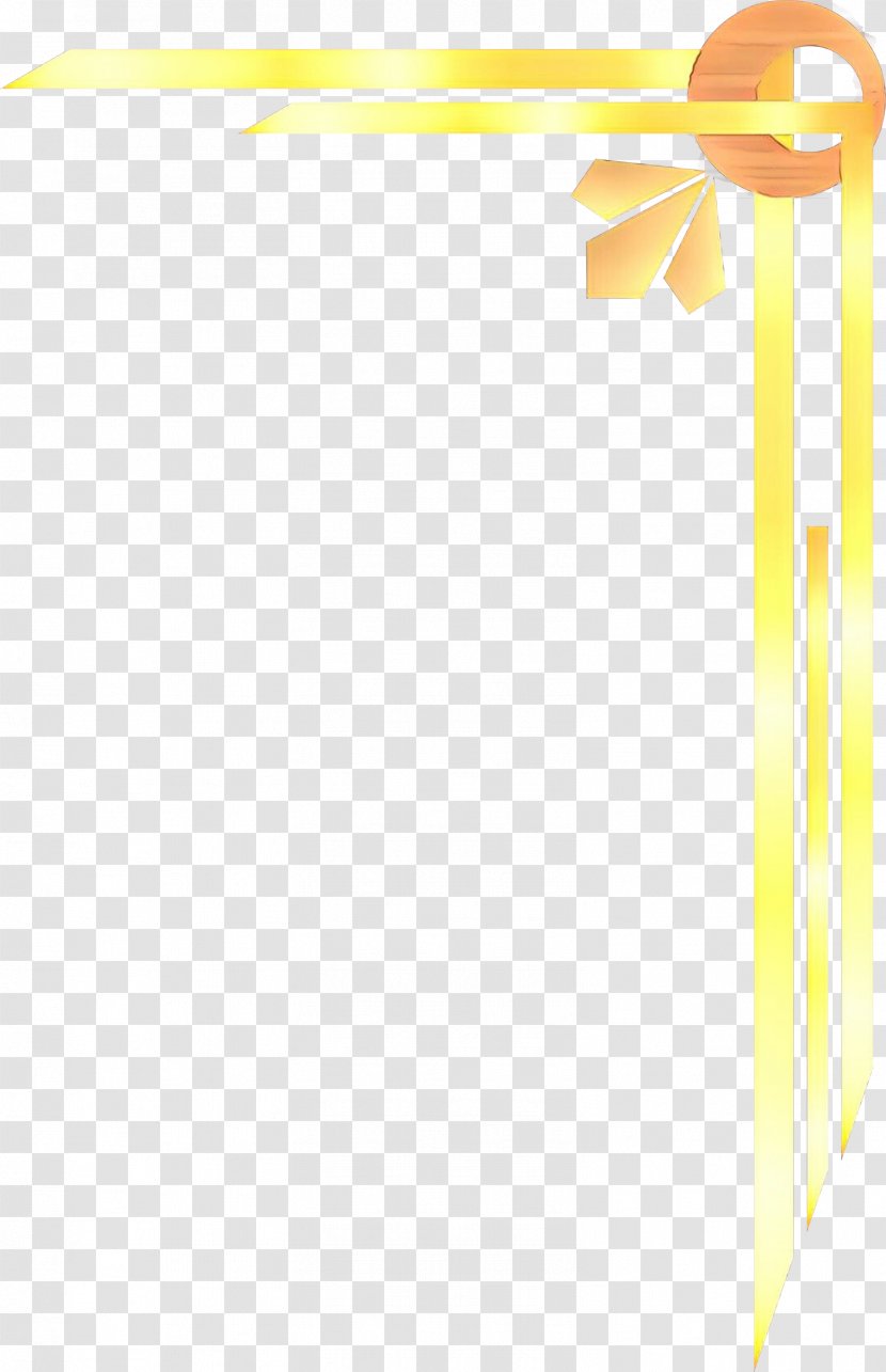 Line Cartoon - Material Property Yellow Transparent PNG