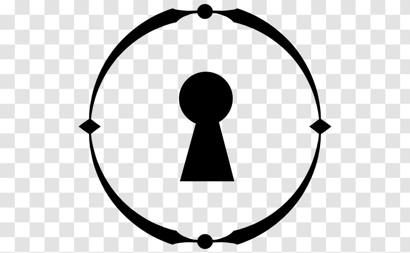 Circle Shape Keyhole Disk Clip Art - Argon Transparent PNG