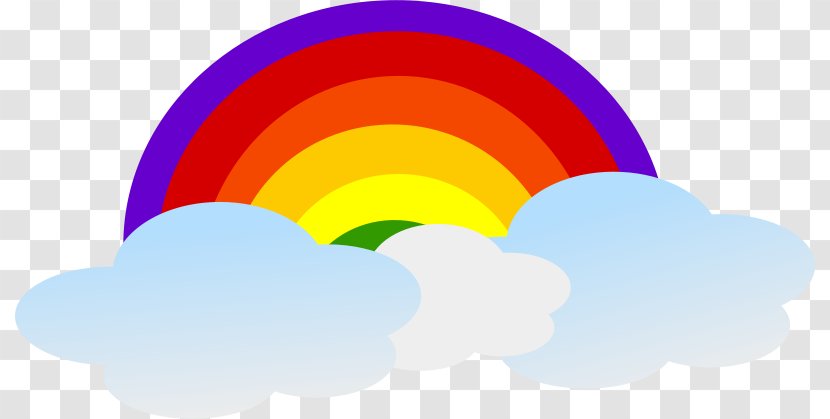 Rainbow Cloud Clip Art - Blog Transparent PNG