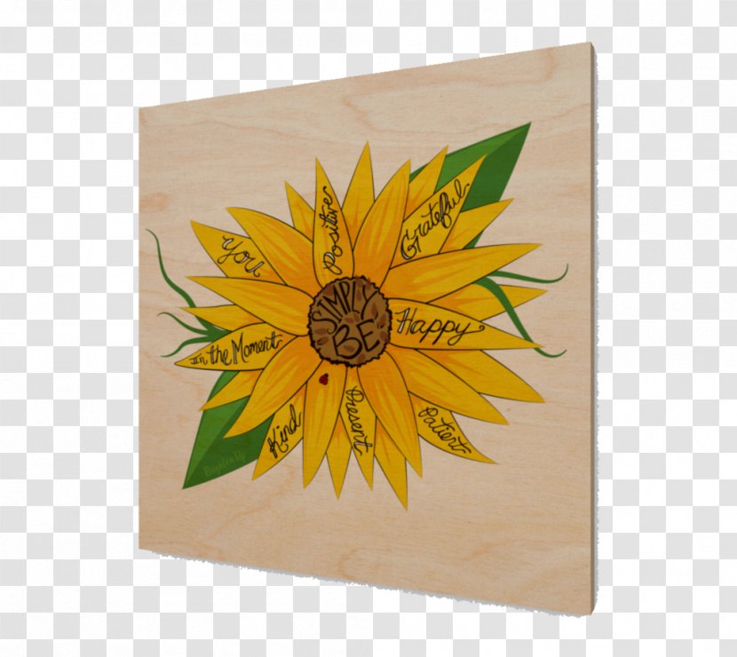 Picture Frames Sunflower M Rectangle Image - Wood Material Transparent PNG