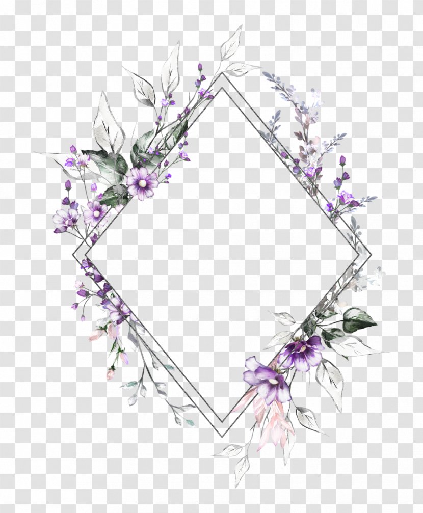 Floral Design Interior Services Illustration Art - Violet - Lavender Transparent PNG