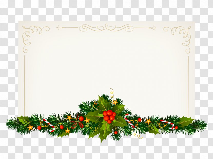 Garland Artificial Christmas Tree Holiday Clip Art - Conifer Transparent PNG