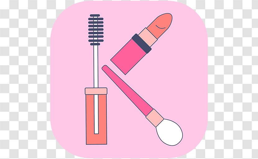Beauty Logo Lip Gloss Lipstick Fashion - Pink - Amine Group Transparent PNG