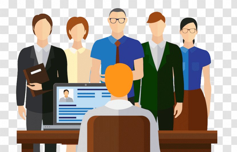 Group Of People Background - Job Interview - Businessperson Public Speaking Transparent PNG