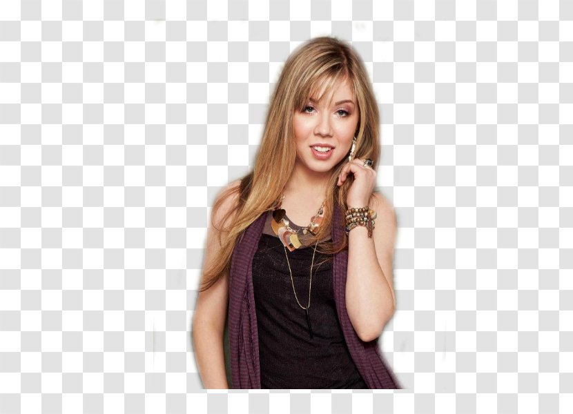 Jennette McCurdy Blond Microphone Brown Hair - Heart Transparent PNG