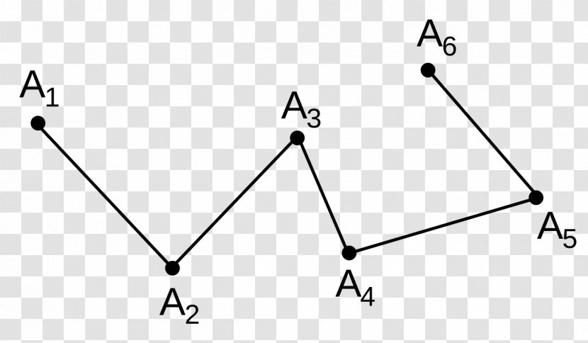 Polygonal Chain Spline Curve - Symmetry Transparent PNG
