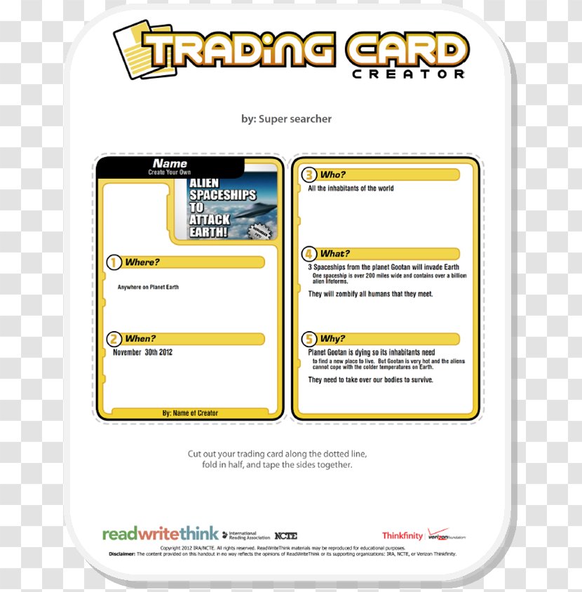 Template Microsoft Word Collectable Trading Cards Playing Card Pokémon Game - Diagram - Name Transparent PNG