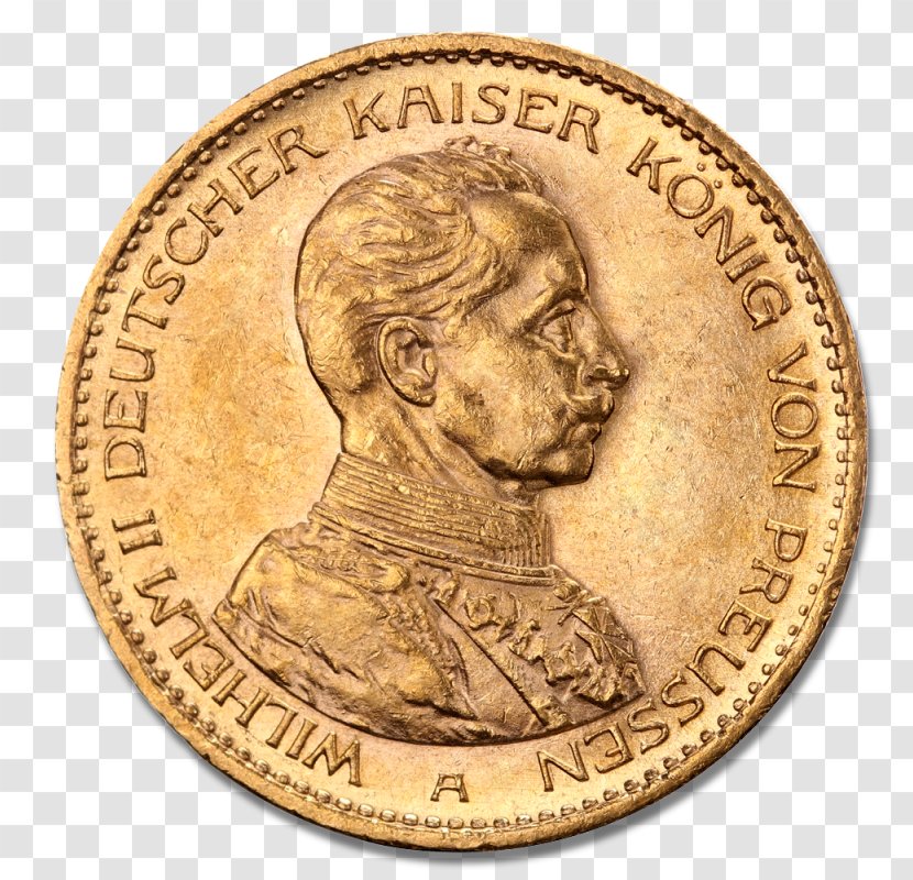 Coin Kingdom Of Prussia German Empire Gold Germany Transparent PNG