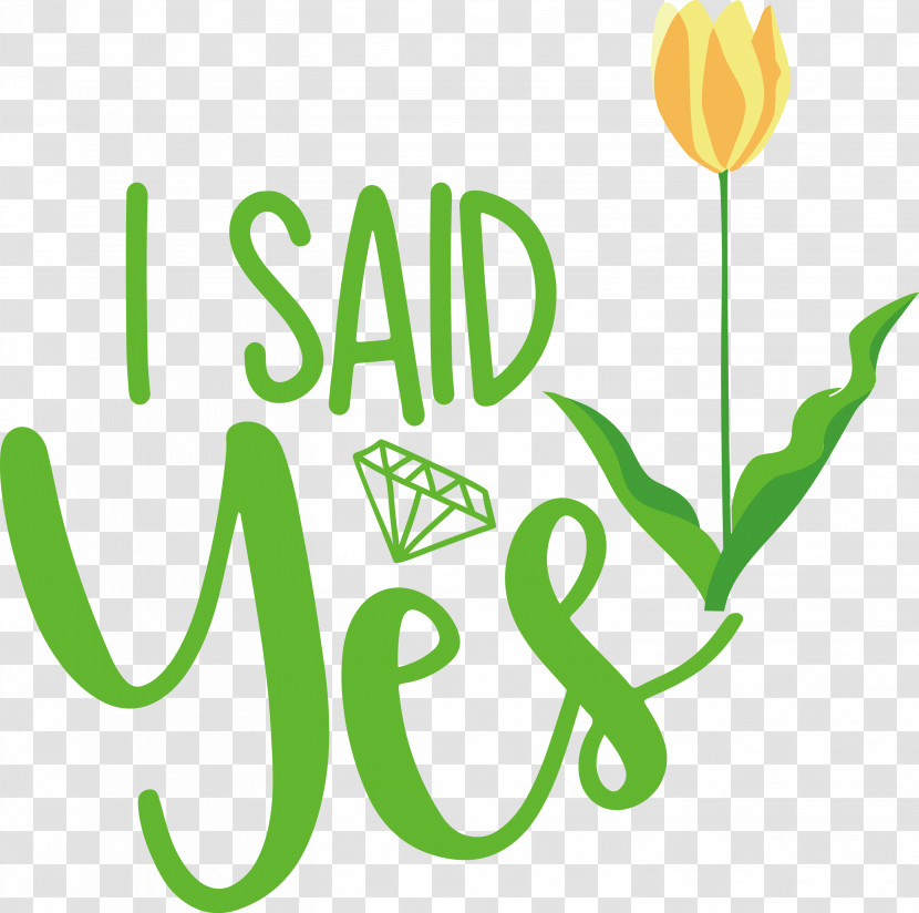 I Said Yes She Said Yes Wedding Transparent PNG