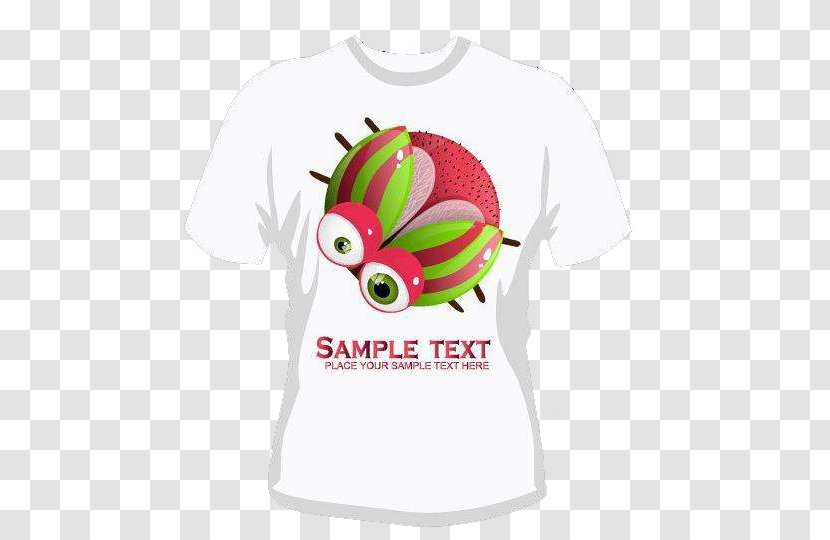 T-shirt White - Fruit - T-shirt,white Transparent PNG