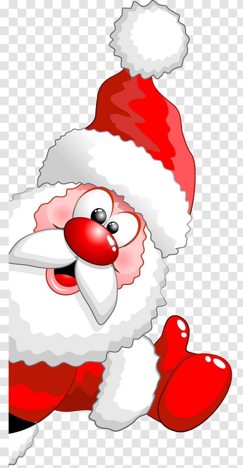 Santa Claus Reindeer Christmas And Holiday Season Tree - Cartoon - Sleigh Transparent PNG