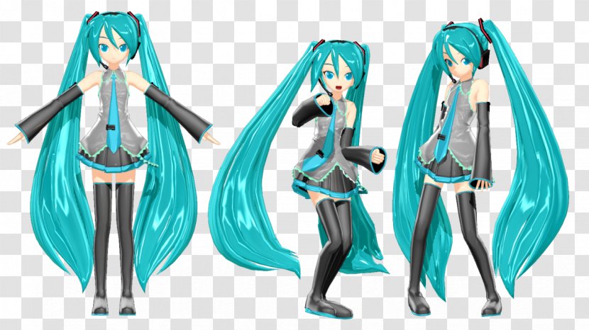 MikuMikuDance Hatsune Miku Download Utau Vocaloid - Cartoon Transparent PNG