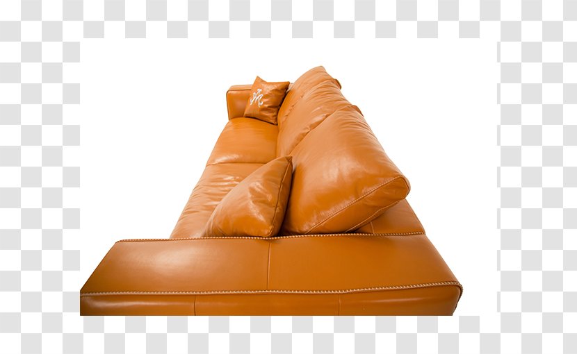 Couch - Orange - Design Transparent PNG