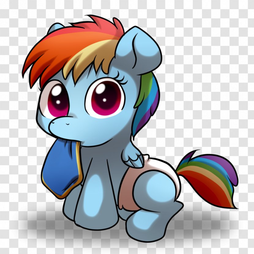 Rainbow Dash Fluttershy Horse Pony Art - Heart Transparent PNG