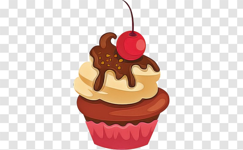 Food Frozen Dessert Cupcake Sundae - Cream Cake Transparent PNG